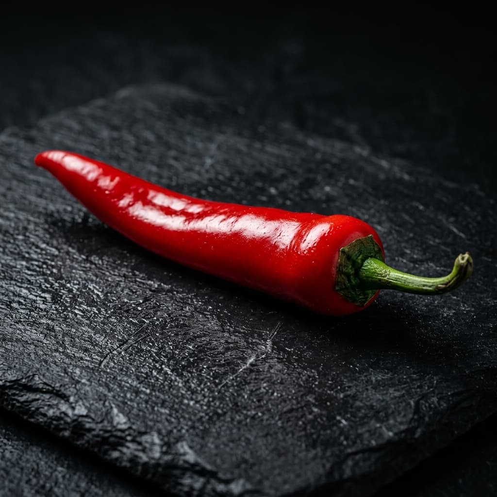 Scharfe Chili Dekoration